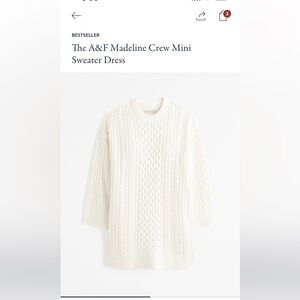 the a&f madeline crew sweater dress